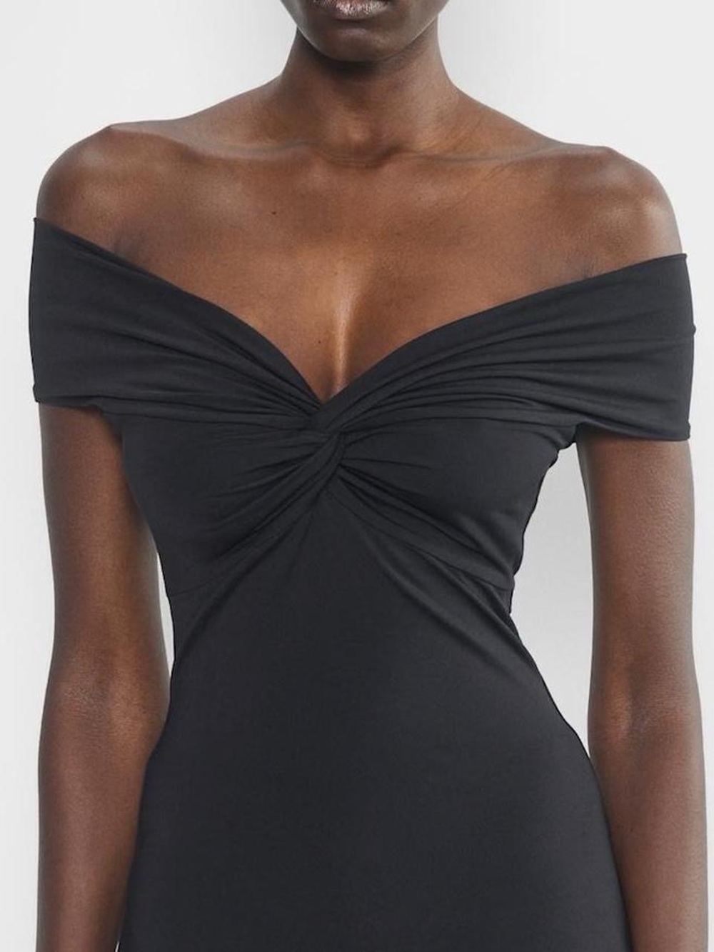Aritzia Original Contour Twist Off-Shoulder Top